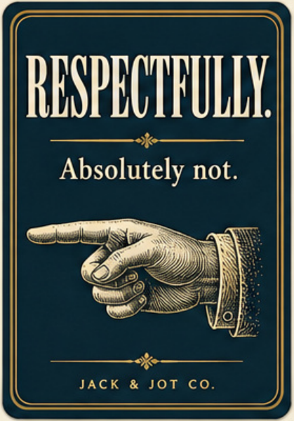 Respectfully. Absolutely not. Original bookmark design.