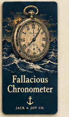 Fallacious Chronometer — the original pocket-watch magnetic bookmark